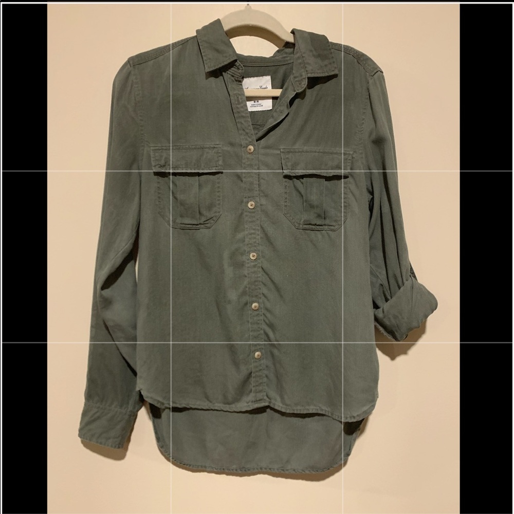 Button down cargo shirt